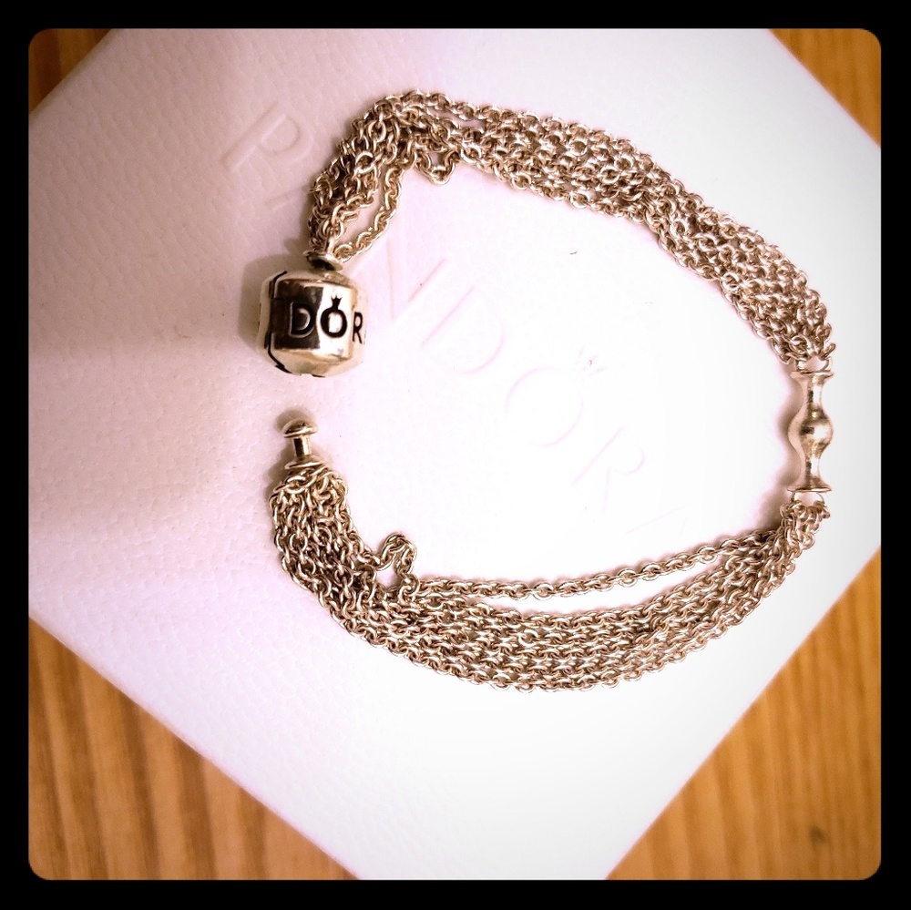 Rare Pandora bracelet 6.3 inches